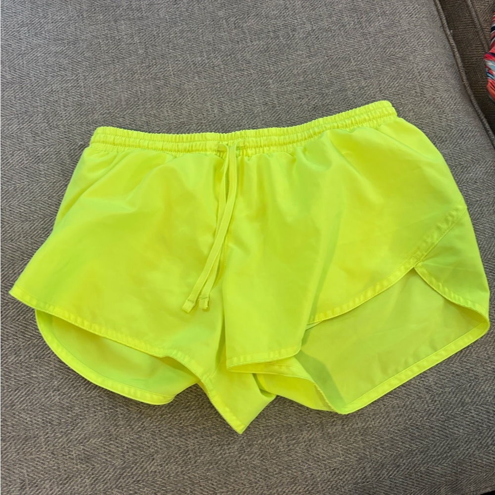 Old Navy Neon Yellow Athletic Shorts